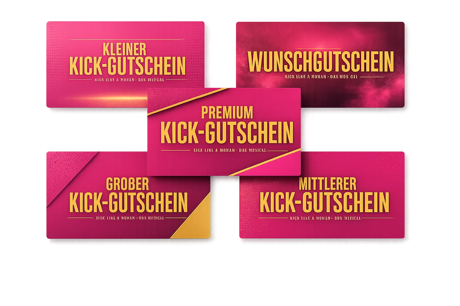 KICK LIKE A WOMAN Gutscheine – Geschenkidee Musicalticket Köln